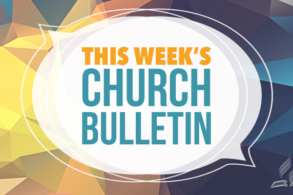 Weekly Bulletins for Sunday 10:30am Services and other Programs…