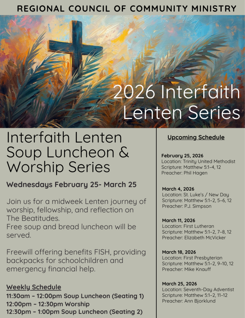2026 Lenten Service Schedule